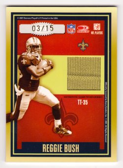 Reggie Bush 2007 Donruss Gridiron Gear #33 Football Card New