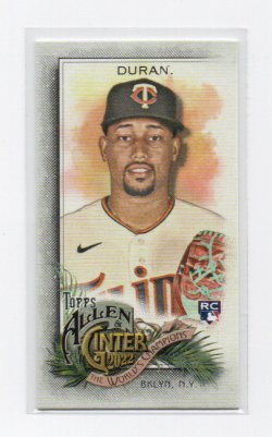 2022 Topps Topps Allen and Ginter Mini A and G Back Jhoan Duran