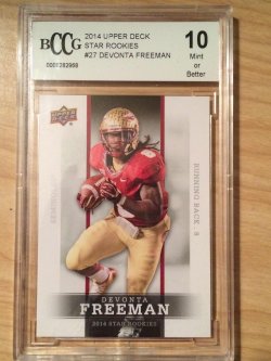 Devonta Freeman 2014 CONTENDERS ROOKIE TICKET AUTO