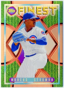 2022 Topps Finest Flashbacks Rose Gold Refractor Marcus Stroman