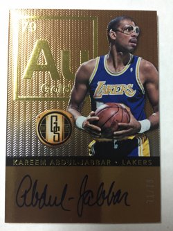 2014-15  Gold Standard Kareem Abdul-Jabbar Auto /79