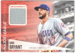 2019 Topps Major League Materials Kris Bryant