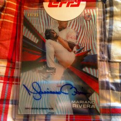 2015 Topps Tek Asia Mariano Rivera Sky Rainbow Auto