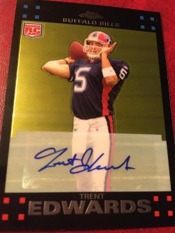 Trent Edwards autographed Football Card (Buffalo Bills) 2007