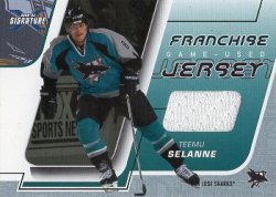 2002/03  BAP Signature Series Franchise Game-Used Jersey Selanne /50