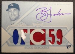 2012 Topps Triple Threads Brett Jackson Auto Jersey White Whale 1/1