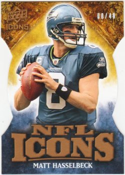    2009 NFL Icons Hasselbeck /40
