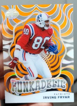 2023 Panini Illusions  Irving Fryar Funkadelic Orange Parallel