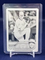 2023 Topps Chrome Jacob deGrom Black Printing Plate