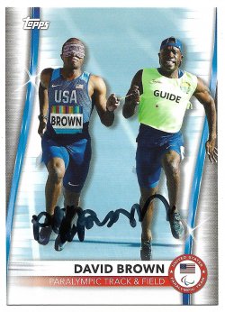 2021 Topps Olympics TTM David Brown 7/15/24