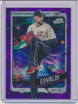    Nathan Eovaldi 2024 Topps Chrome Cosmic Purple Nebula Refractor /150