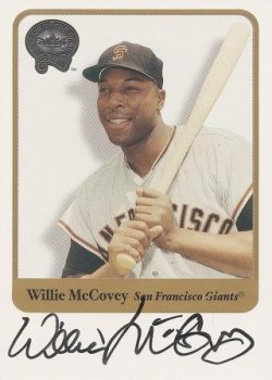 2001 Fleer Greats of the Game Autographs Willie McCovey