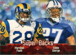 2000 Topps Combos Eddie George/Marshall Faulk
