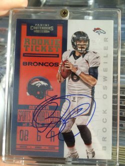 2012 Panini Contenders Brock Osweiler Rookie Ticket