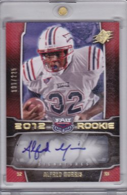   Alfred Morris 2012 SPx RC AUTO /225