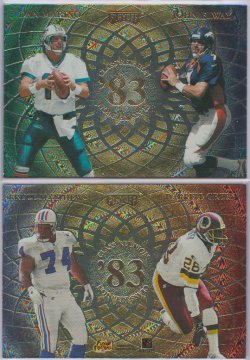 Steve Young 1998 Playoff Momentum Jersey Card