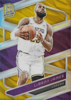 2023-24 Panini Spectra Gold LeBron James #ed 7/10