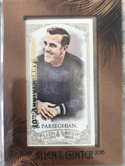 2015 Topps Allen and Ginter Ara Parseghian 10th Anniversary Issue 184