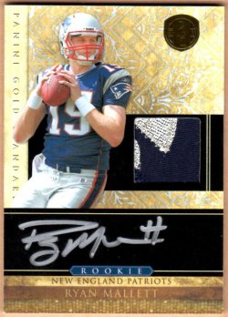 2011 Panini Gold Standard Ryan Mallett Rookie Patch Auto RPA