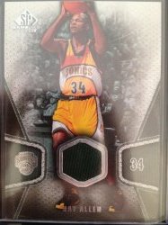 2007-2008 Upper Deck SP Game Used Edition Ray Allen #134