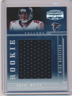    Roddy White 2005 Gridiron Gear Rookie Jerseys Jumbo Swatch /150