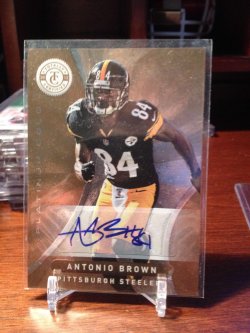    Antonio Brown Totally certified auto /25