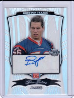 2009 Bowman Sterling Brian Cushing Refractor Auto