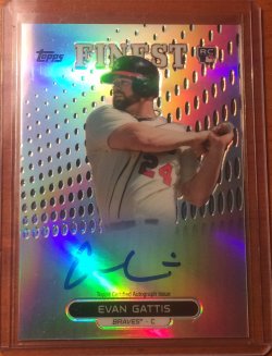 2013 Topps Finest Refractor Evan Gattis