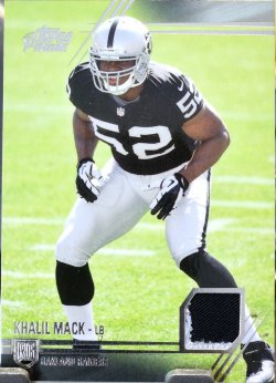 2014 Topps Prime Khalil Mack Rookie Prime Patches