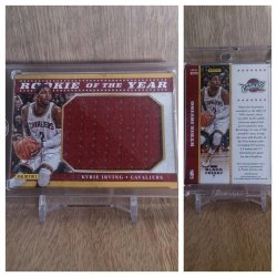 12-13  Panini black friday  kyrie irving rookie of the year memorabilia 