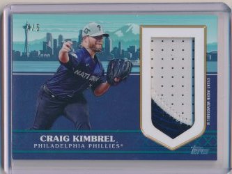    Craig Kimbrel 2023 Topps Update All Star Jumbo Patches /5