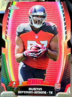 2014 Topps Chrome Austin Seferian-Jenkins Rookie Die-Cut Red Refractor