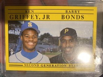 1991 Fleer  griffey bonds