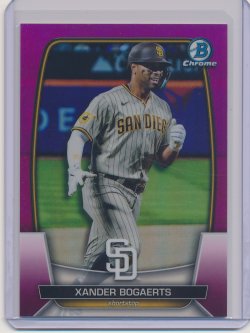    Xander Bogaerts 2023 Bowman Chrome Fuchsia Refractor /299