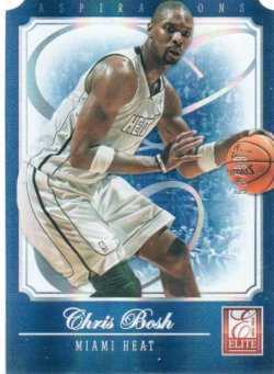 2012 Panini Elite Chris Bosh Aspirations Blue