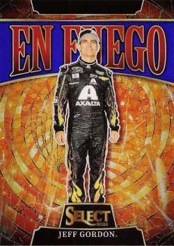 2025 Panini Select Racing Blue En Fuego Jeff Gordon