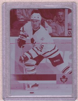 2006 Upper Deck Upper Deck Darcy Tucker Magenta Plate 182