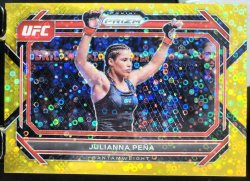 2023 Panini Prizm UFC Julianna Pena Prizms Under Card Gold