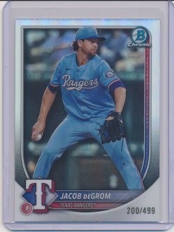    Jacob deGrom 2025 Bowman Chrome Refractor /499