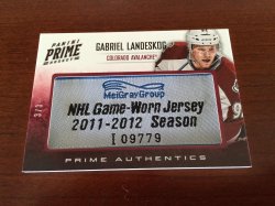 2012 Panini Prime Gabriel Landeskog Prime Authentics