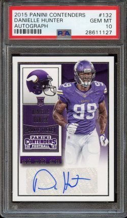 Danielle Hunter Rookie Football Card - 2015 Topps Chrome Football