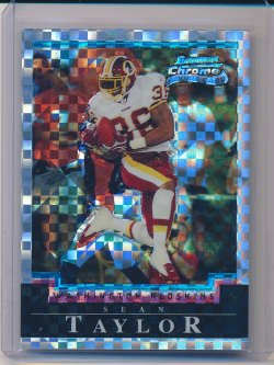    Sean Taylor 2004 Bowman Chrome Xfractor RC /250
