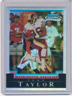    Sean Taylor 2004 Bowman Chrome Refractor RC /500