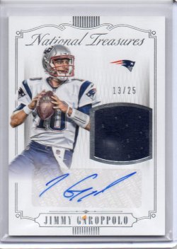 2015 Panini National Treasures Jimmy Garoppolo