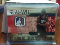 2005-06 Upper Deck Chris Webber Game Patches #16/25 - NBA Laundry Tag