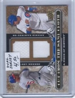2008 Upper Deck A Piece of History Derrek Lee Aramis Ramirez dual relic