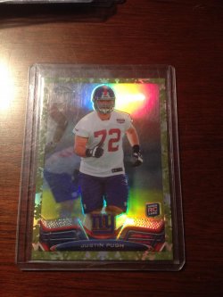    Justin Pugh army camo /499