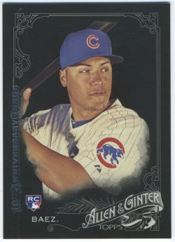 2015 Topps Allen & Ginter X Javier Baez