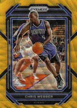 2022-23 Panini Prizm Gold Wave Chris Webber #ed 5/10
