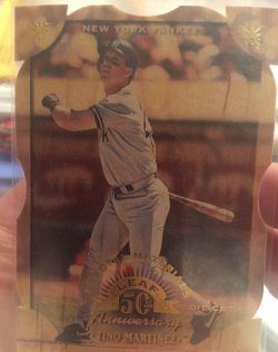 Tino Martinez 15 Upper Deck Ovation Baseball Card 1999